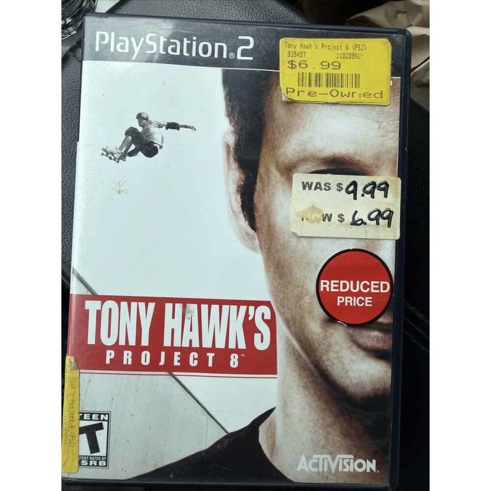 Tony Hawk's Project 8 (Sony PlayStation 2, 2006) no manual Video Game
